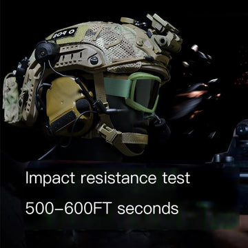 Tactical Military Shooting Goggles – Impact-Resistant Eyewear with Interchangeable Lenses & Head Strap for Airsoft, CS, Outdoor, and Helmet Use